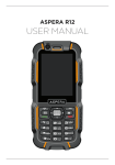 ASPERA R12 User manual