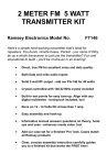 Ramsey Electronics FT146 Instruction manual