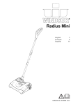 Windsor Radius Mini Operating instructions