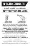 Black & Decker BDCf20 Instruction manual