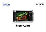 P-3000 Multimedia and Photo Storage Viewer - User`s Guide