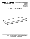 Black Box Local Mux-6 Specifications