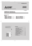 Mitsubishi Electric MSZ-G09SV Service manual