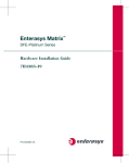 Enterasys Matrix 7H4382-49 Installation guide