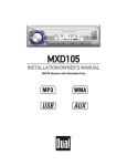 Dual MXD105 Owner`s manual