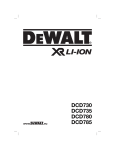 DeWalt DCD730-XE Technical data