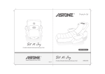 Astone Portable Inflatable Multimedia Massage Chair User manual