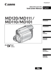 Canon MD111 Instruction manual