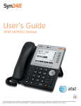 AT&T Syn248 SB35031 User`s guide