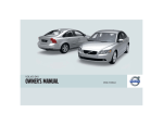 Volvo S40 S Owner`s manual