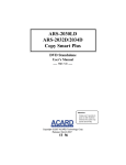 Acard ARS-2022NF User`s manual