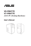 Asus V7-P8H77E User`s manual