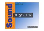 Electronic Sound Solutions M-Blaster2 User`s guide