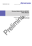 Renesas Single-Chip Microcomputer M38C89T-ADF User`s manual