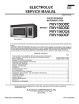 Electrolux FMV156DSE Service manual