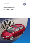 Volkswagen 2005 Golf Plus Technical data