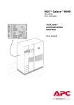 APC MGETM GALAXYTM 6000 User manual