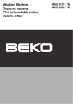 Beko WMB 60811 PL FM Specifications