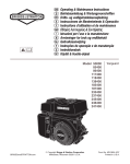 Briggs & Stratton 138400 Specifications