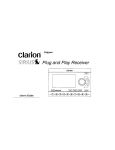 Clarion SIRIUS CLHK Home User`s guide