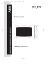 AEG MC_170 Operating instructions