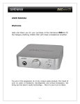 CEntrance DACmini CX User manual