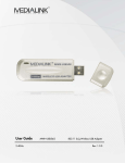 Medialink MWN-USB54G User guide
