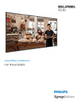 Philips BDL4765EL User manual