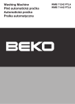 Beko WMB 71442 S Specifications