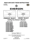 Emerson CF4801SW00 Owner`s manual
