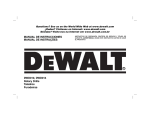 DeWalt DWD014 Instruction manual