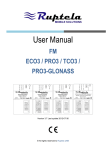 RUPTELA FM-Pro3 User manual