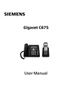 Siemens Gigaset C675 IP User manual