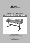 Royal Sovereign RSC-1651CLTW Owner`s manual