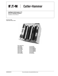 Eaton Cutler Hammer MN05001002E User manual
