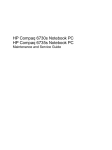Compaq 6735s - Notebook PC Specifications