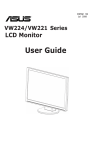 Asus VW221 Series User guide