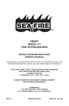 Sea-Fire FM200 FD Owner`s manual