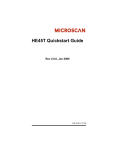 Microscan HE45T Specifications