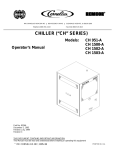 Cornelius CH1500-CH7500 Operator`s manual