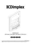 Dimplex DNV20BR Operating instructions