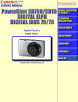 Canon POWERSHOT SD1000 Service manual