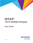 AirCard 781S User guide