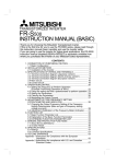 Mitsubishi FR-S500 Instruction manual