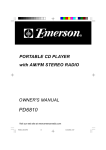 Emerson PD6810 Owner`s manual