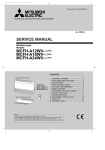 Mitsubishi MCFH-A18WV Service manual