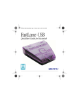 MOTU USB-MIDI Instruction manual