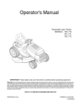 MTD 769-01598B Operator`s manual