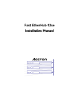 Accton Technology 12se Installation manual