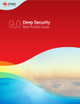 Deep Security 9.0 Best Practice Guide